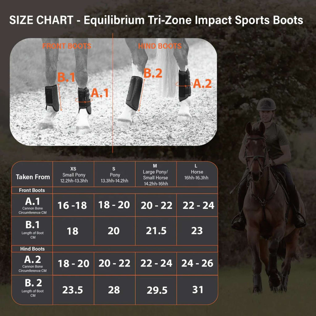 Equilibrium Gamaschen Tri-Zone Impact Sports Für Azurblau