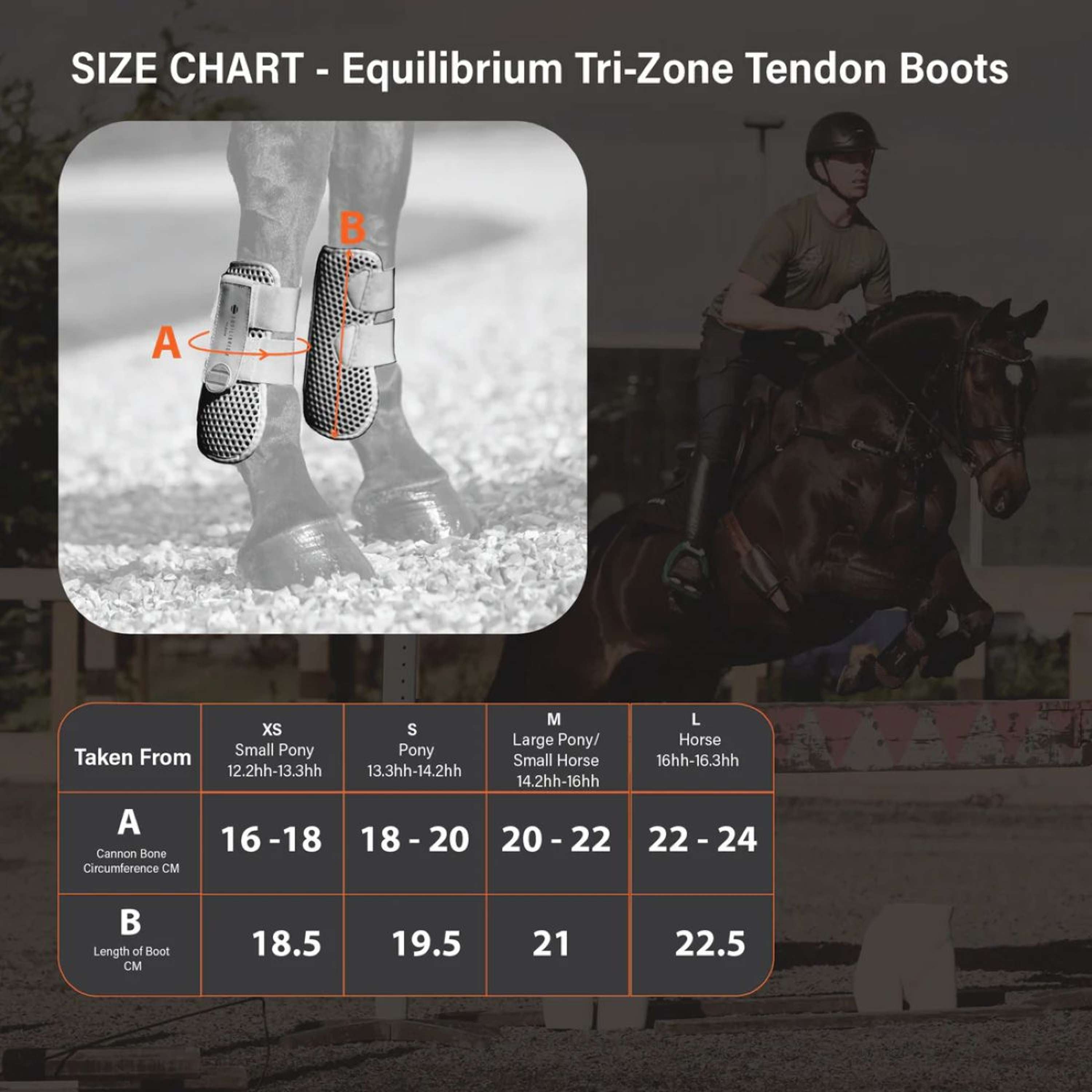 Equilibrium Gamaschen Tri-zone Schwarz
