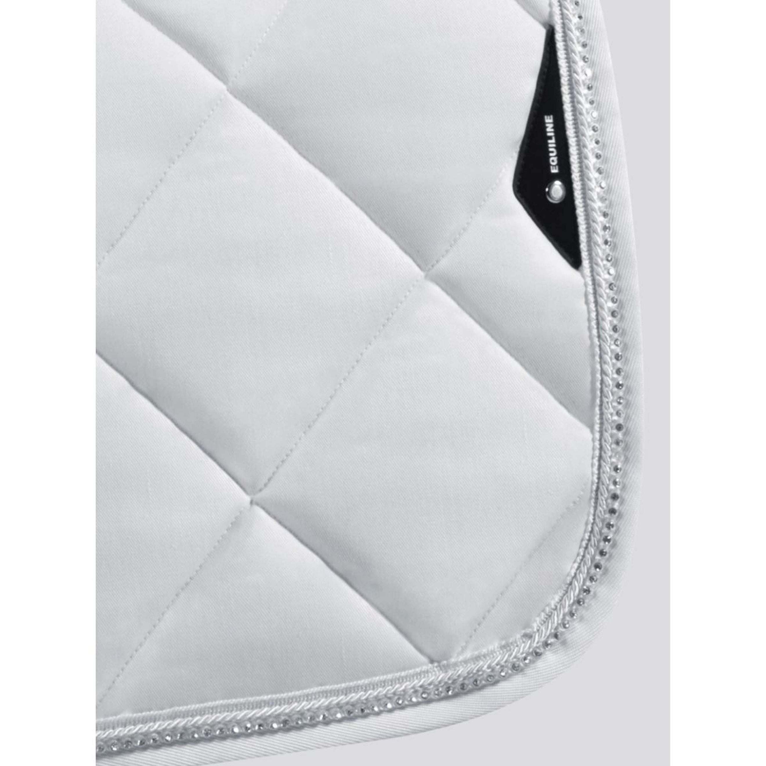 Equiline Schabracke Rombo Eqglow Dressur Weiß Equiline Schabracke Rombo Eqglow Dressur Weiß