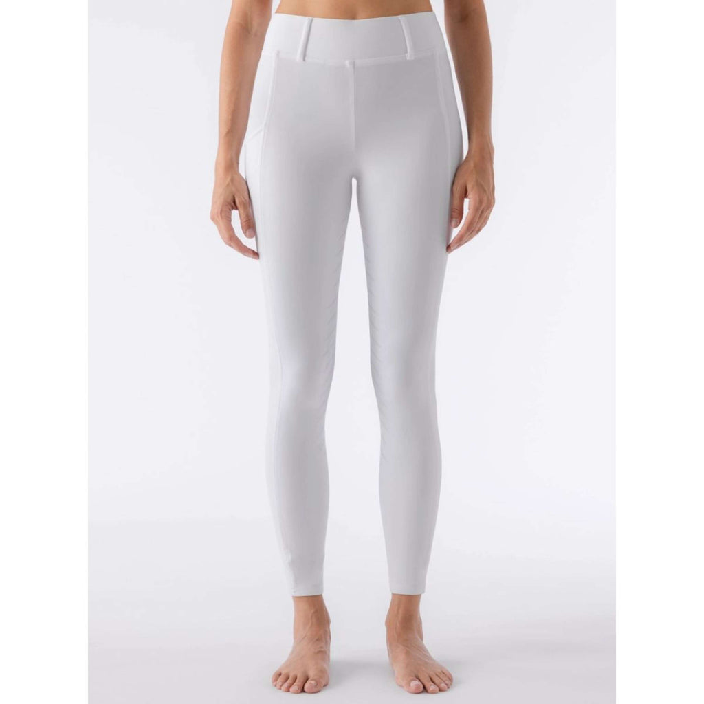 Equiline Reitleggings Carbef Full Grip Weiß