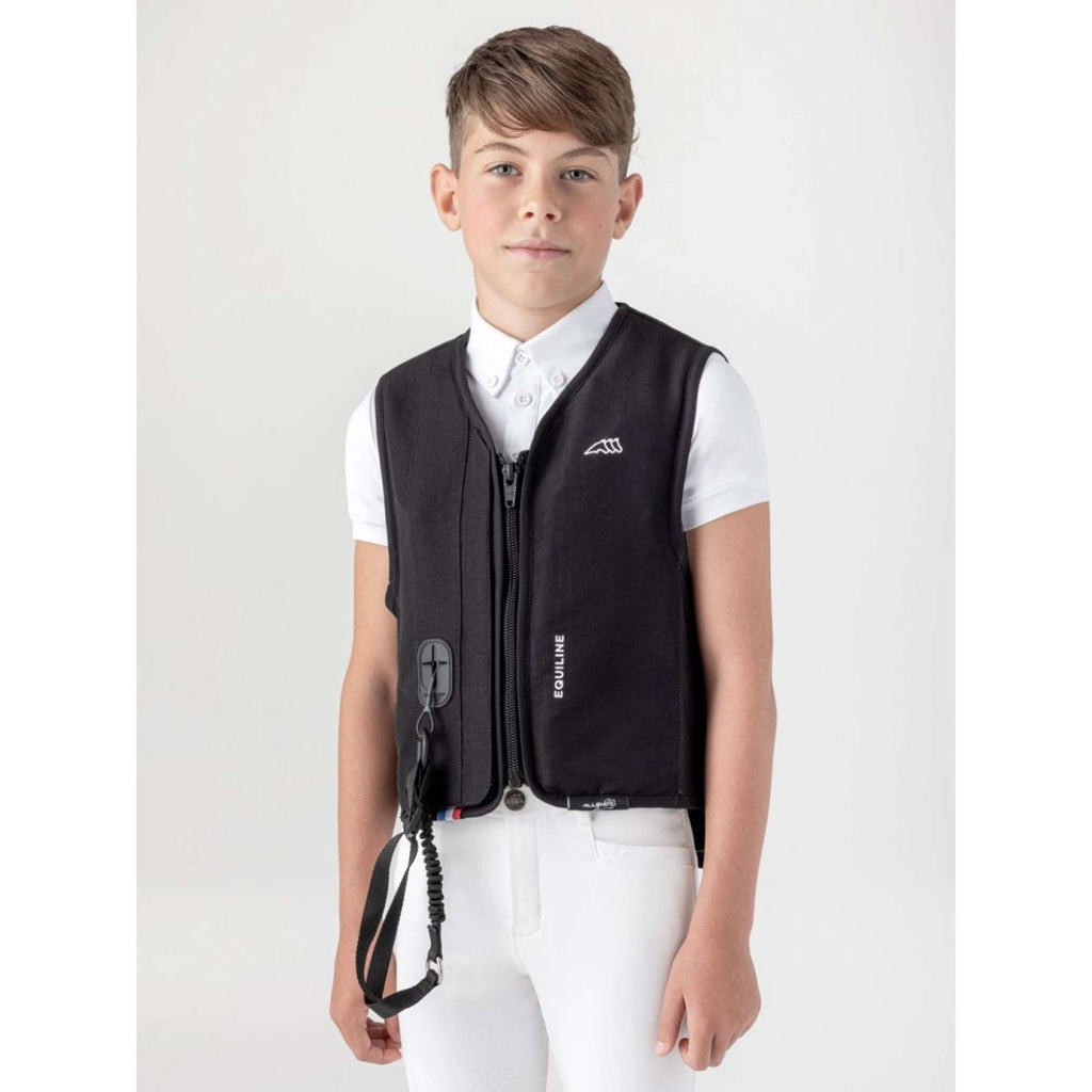Equiline Airbag Kinder Schwarz
