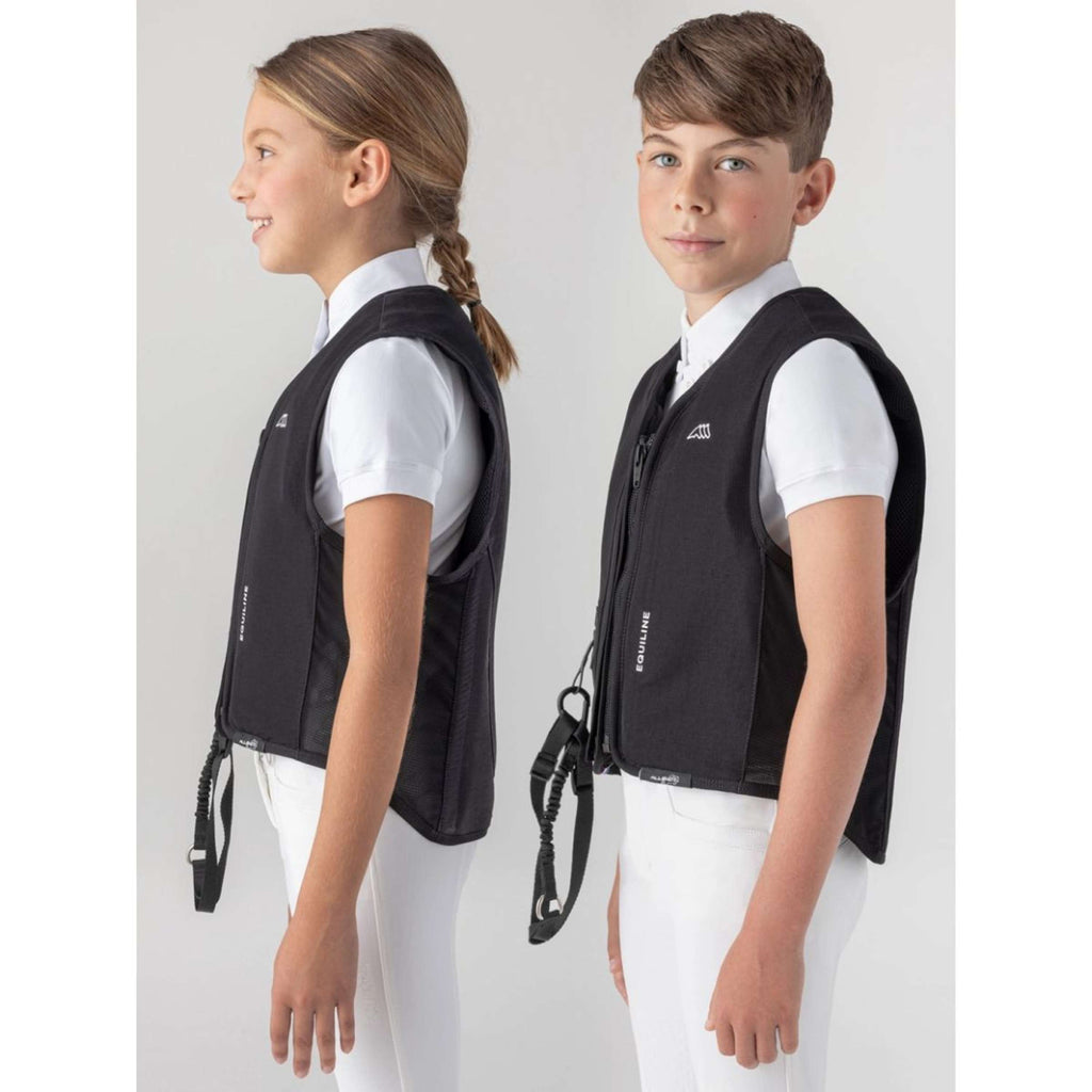 Equiline Airbag Kinder Schwarz