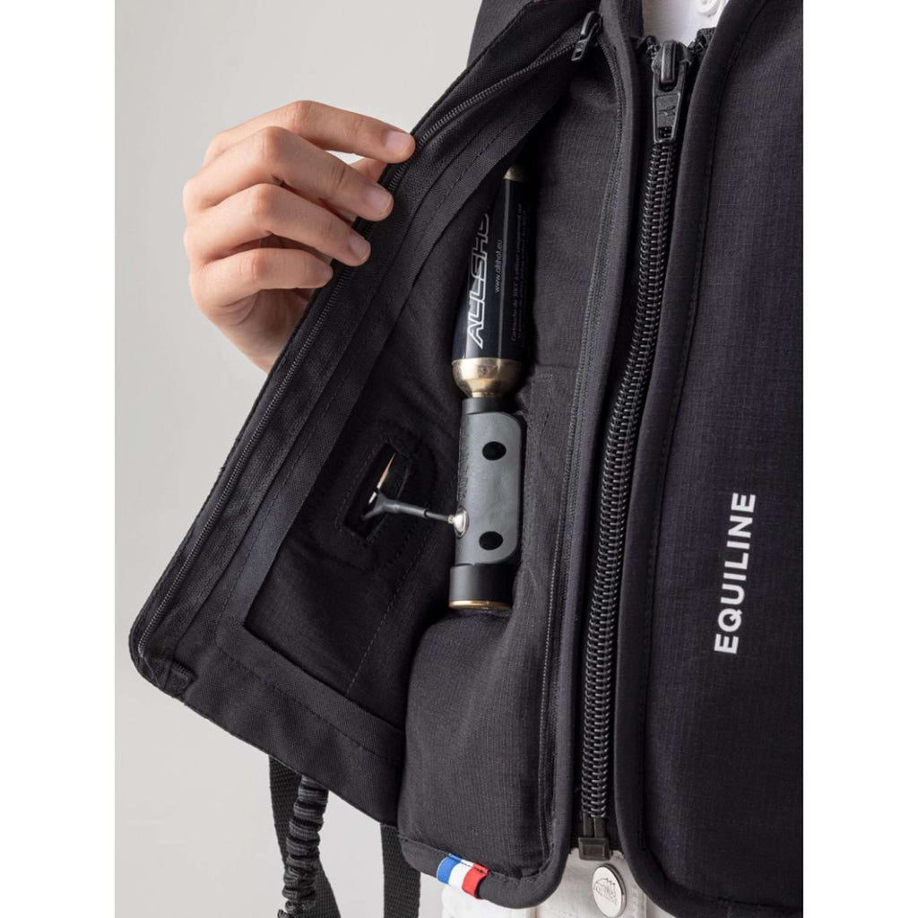 Equiline Airbag Kinder Schwarz