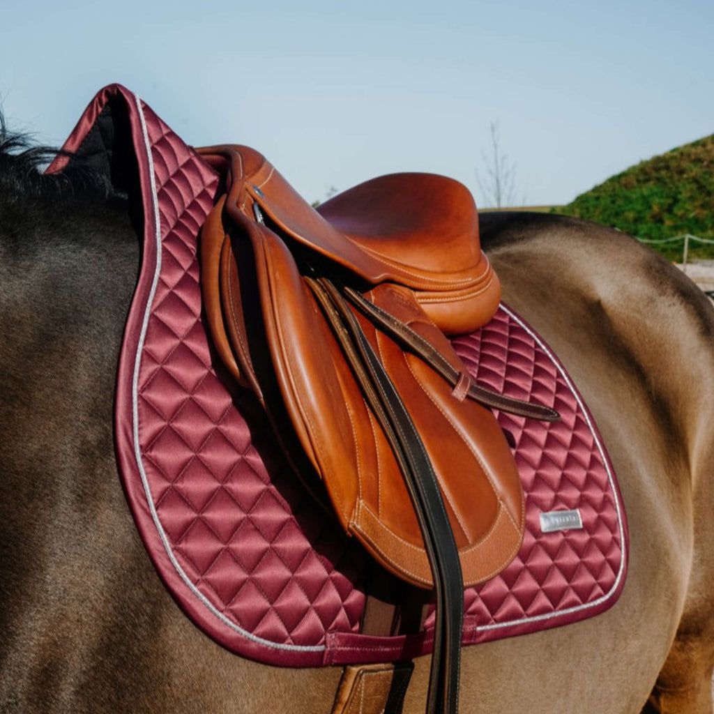 EQUITHÈME Schabracke Nacre Springen Bordeaux