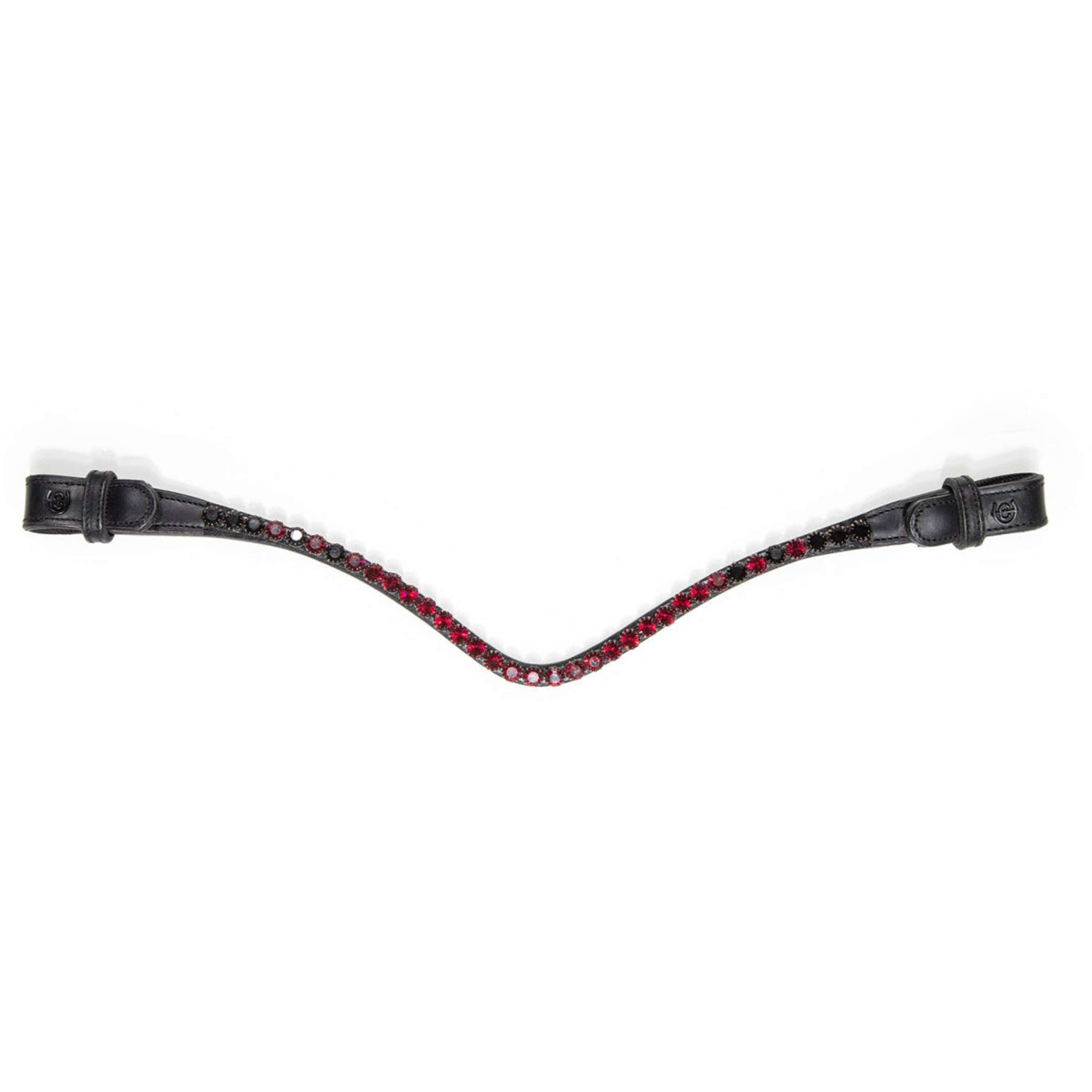 Equestrian Stockholm Stirnriemen Faded 8mm Merlot