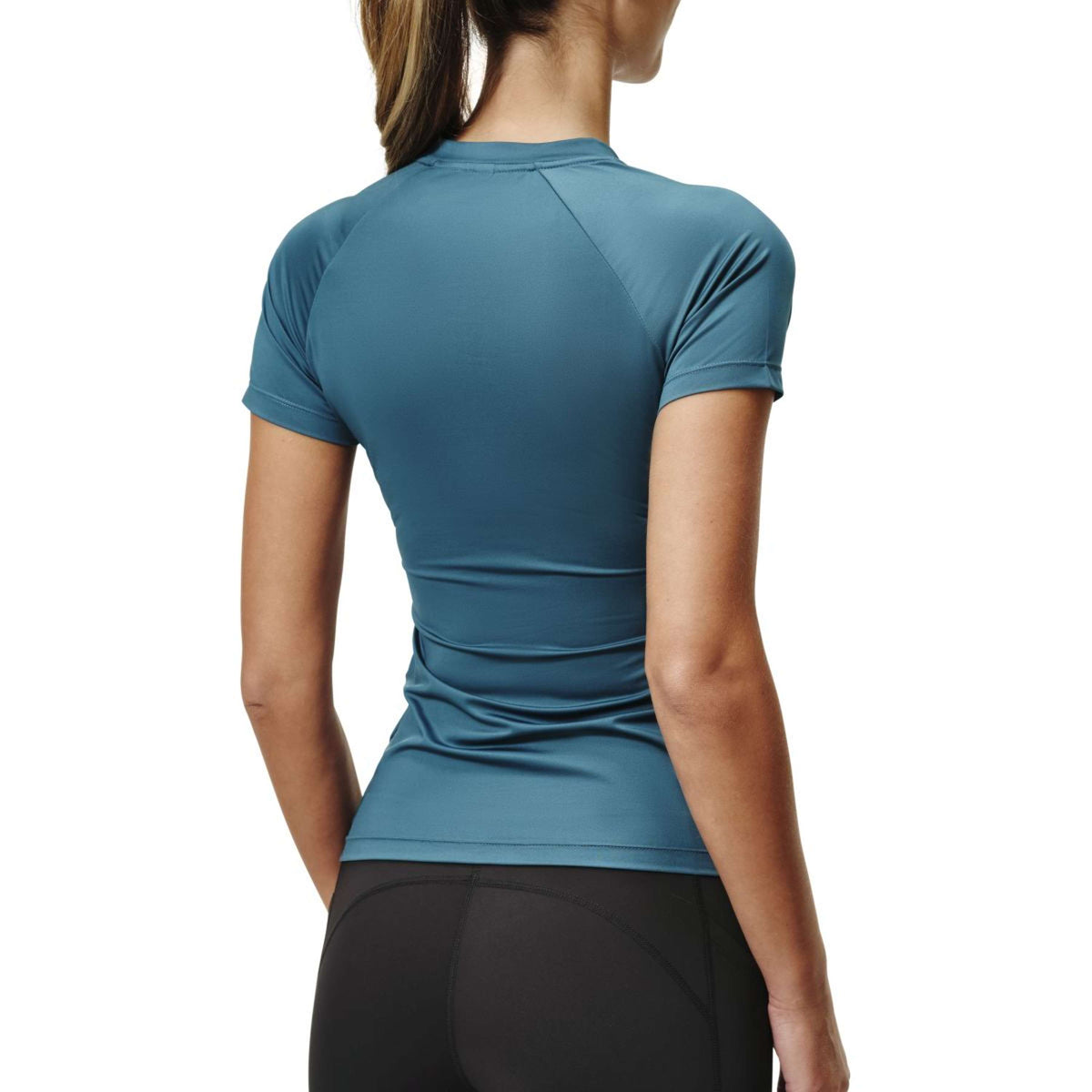 Equestrian Stockholm Shirt Dynamic Short Sleeve Deep Teal