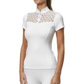 Equestrian Stockholm Turniershirt Crystal Champion Weiß