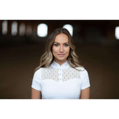 Equestrian Stockholm Turniershirt Crystal Champion Weiß