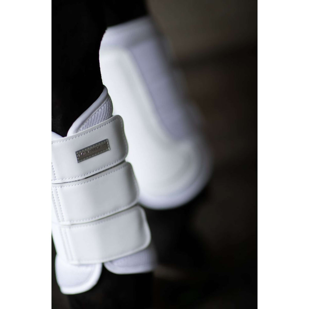 Equestrian Stockholm Gamaschen Classic Mesh White Silver