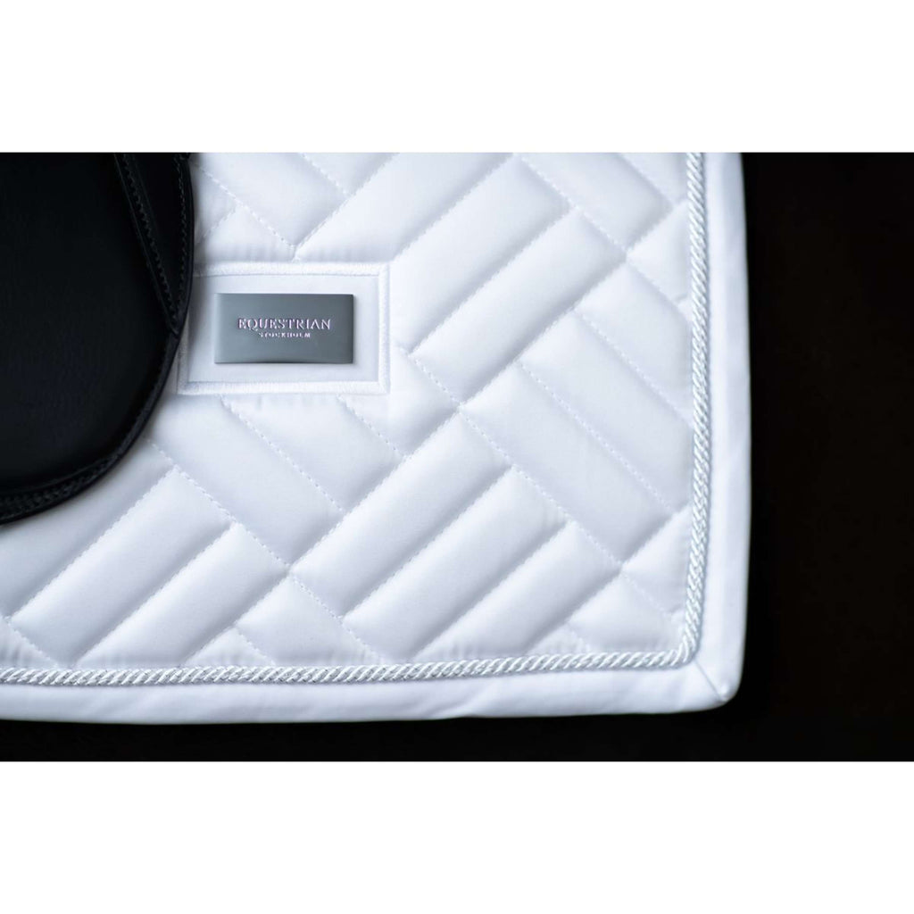 Equestrian Stockholm Schabracke Modern Dressur White Silver
