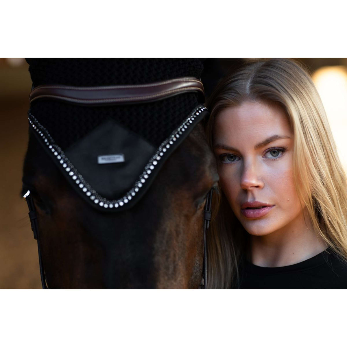 Equestrian Stockholm Fliegenhaube Modern Crystal Black