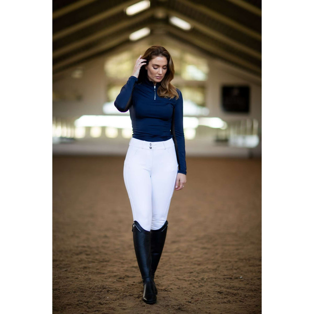 Equestrian Stockholm Reithose Elite Dressage Weiß