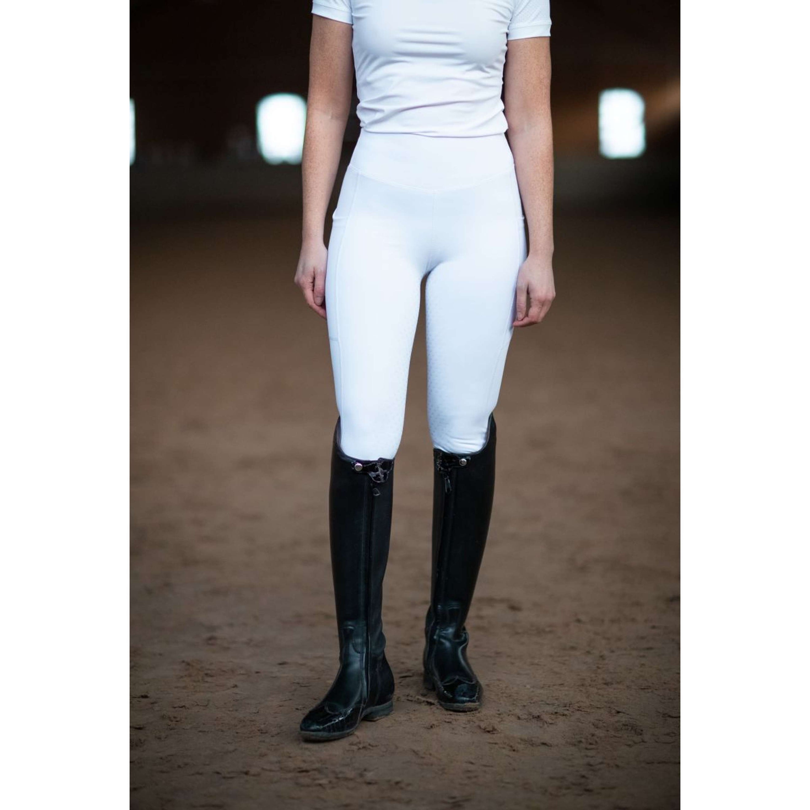 Equestrian Stockholm Reitleggings Movement Dressage Weiß Equestrian Stockholm Reitleggings Movement Dressage Weiß