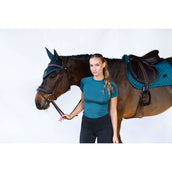 Equestrian Stockholm Shirt Dynamic Short Sleeve Deep Teal
