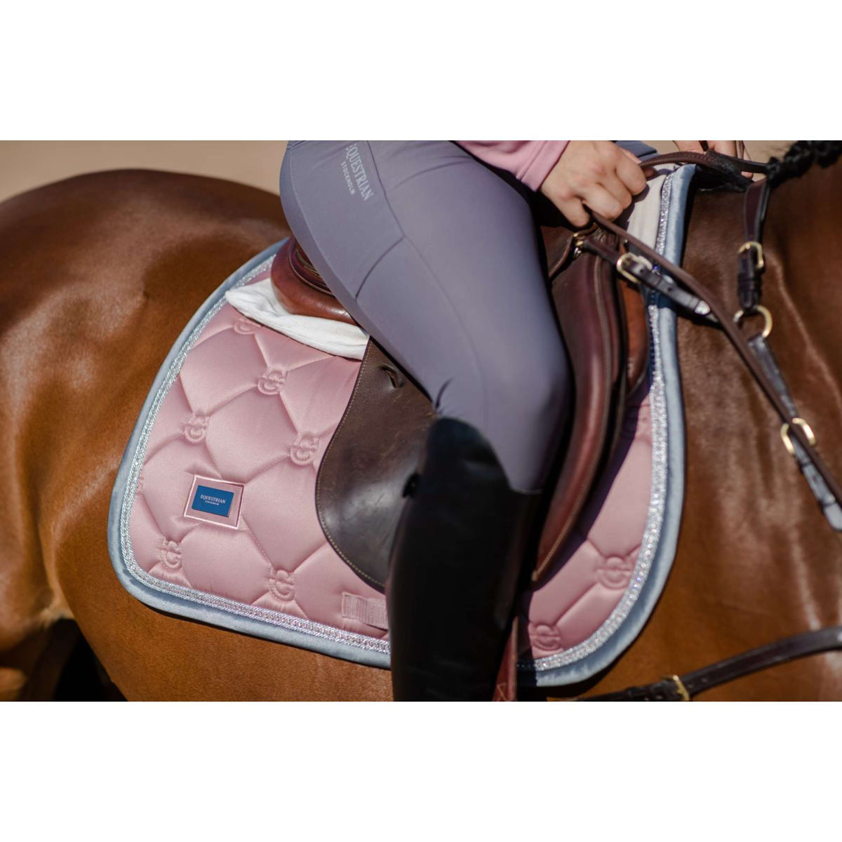 Equestrian Stockholm Schabracke Springen Pink Pearl