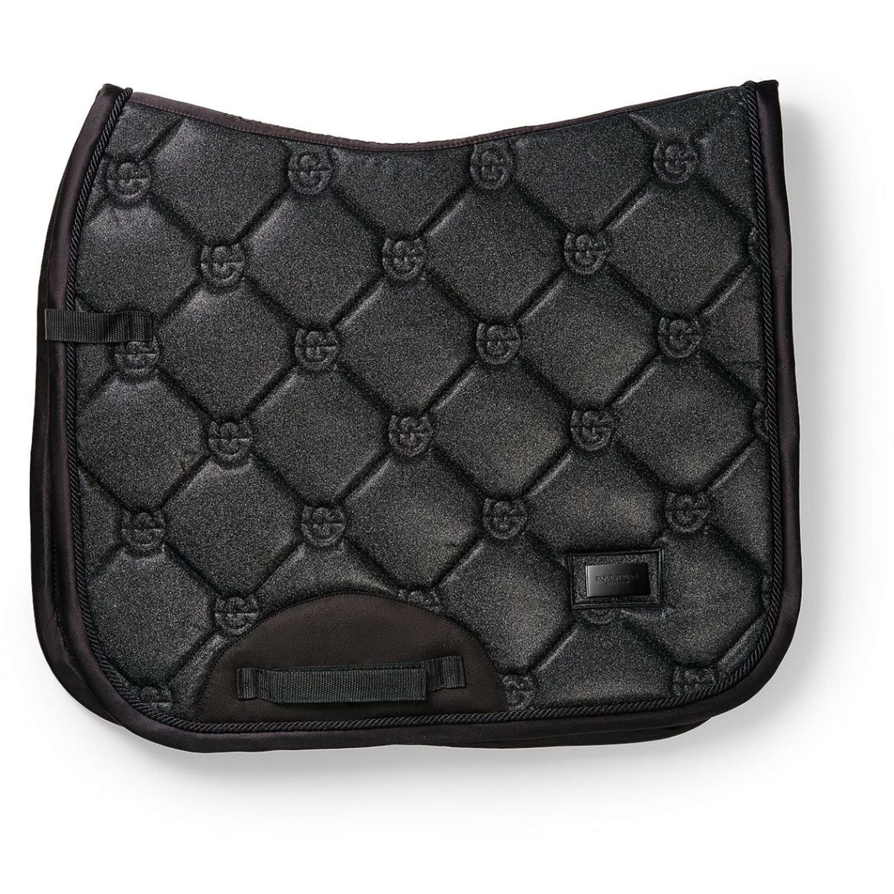 Equestrian Stockholm Schabracke Dressur All Black Glimmer
