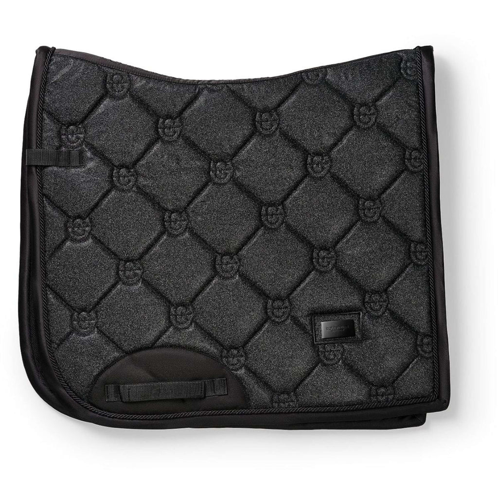 Equestrian Stockholm Schabracke Dressur All Black Glimmer