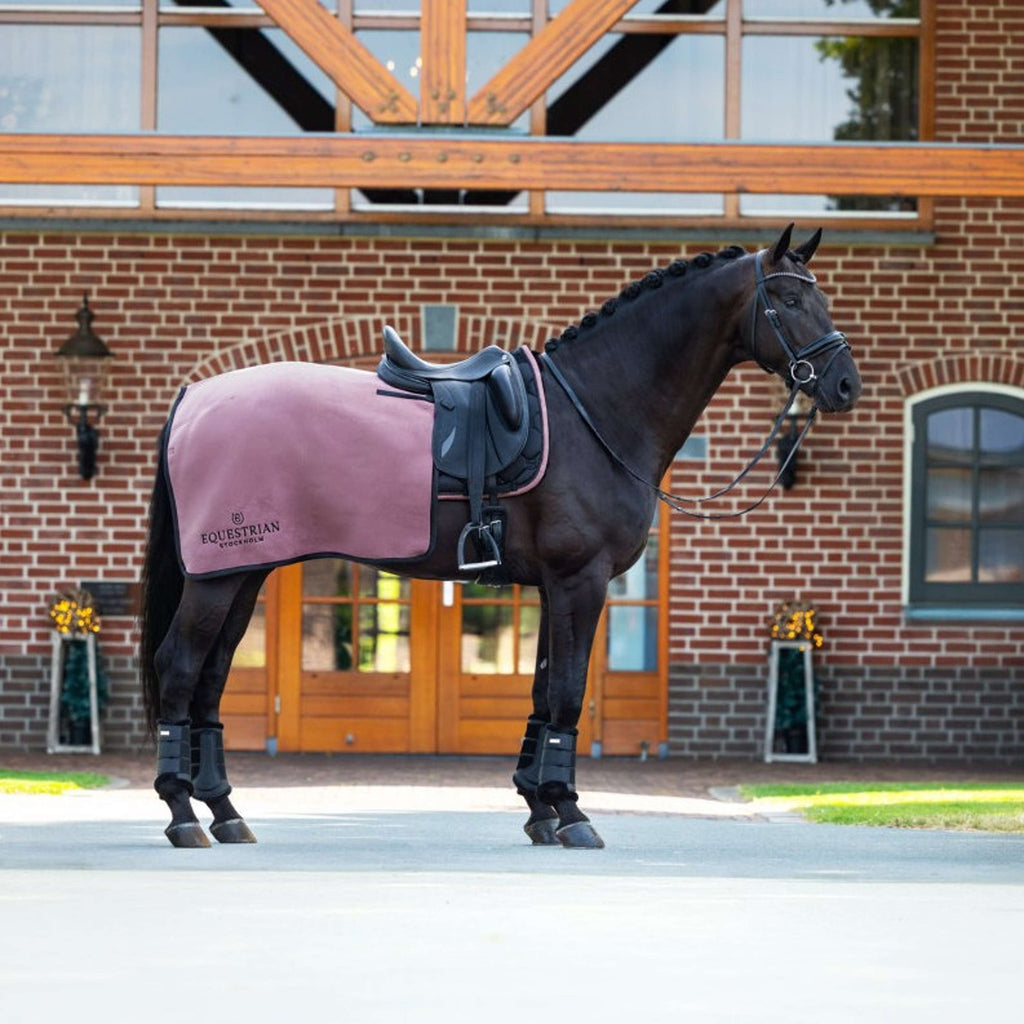 Equestrian Stockholm Quarter Sheet Heavy Fleece Blush