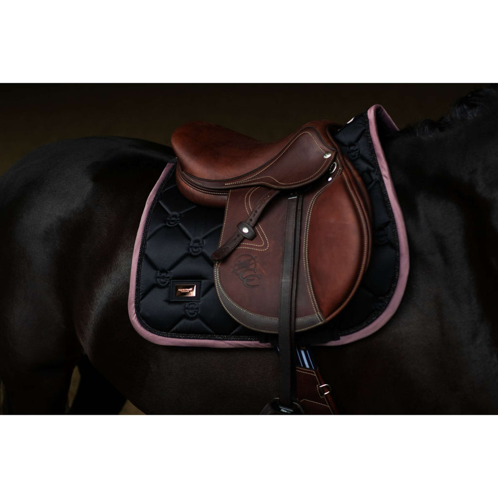 Equestrian Stockholm Schabracke Springen Schwarz/Blush