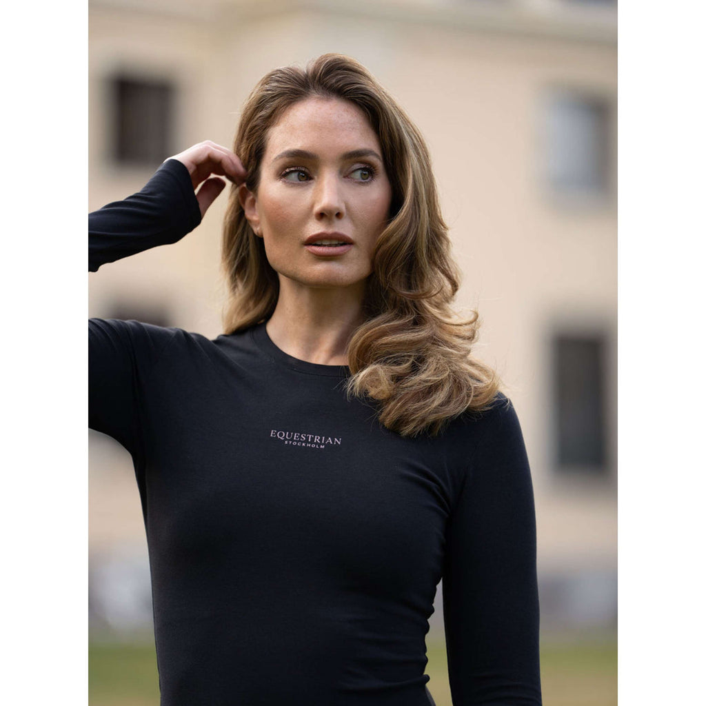 Equestrian Stockholm Shirt Soft Cotton Schwarz/Blush