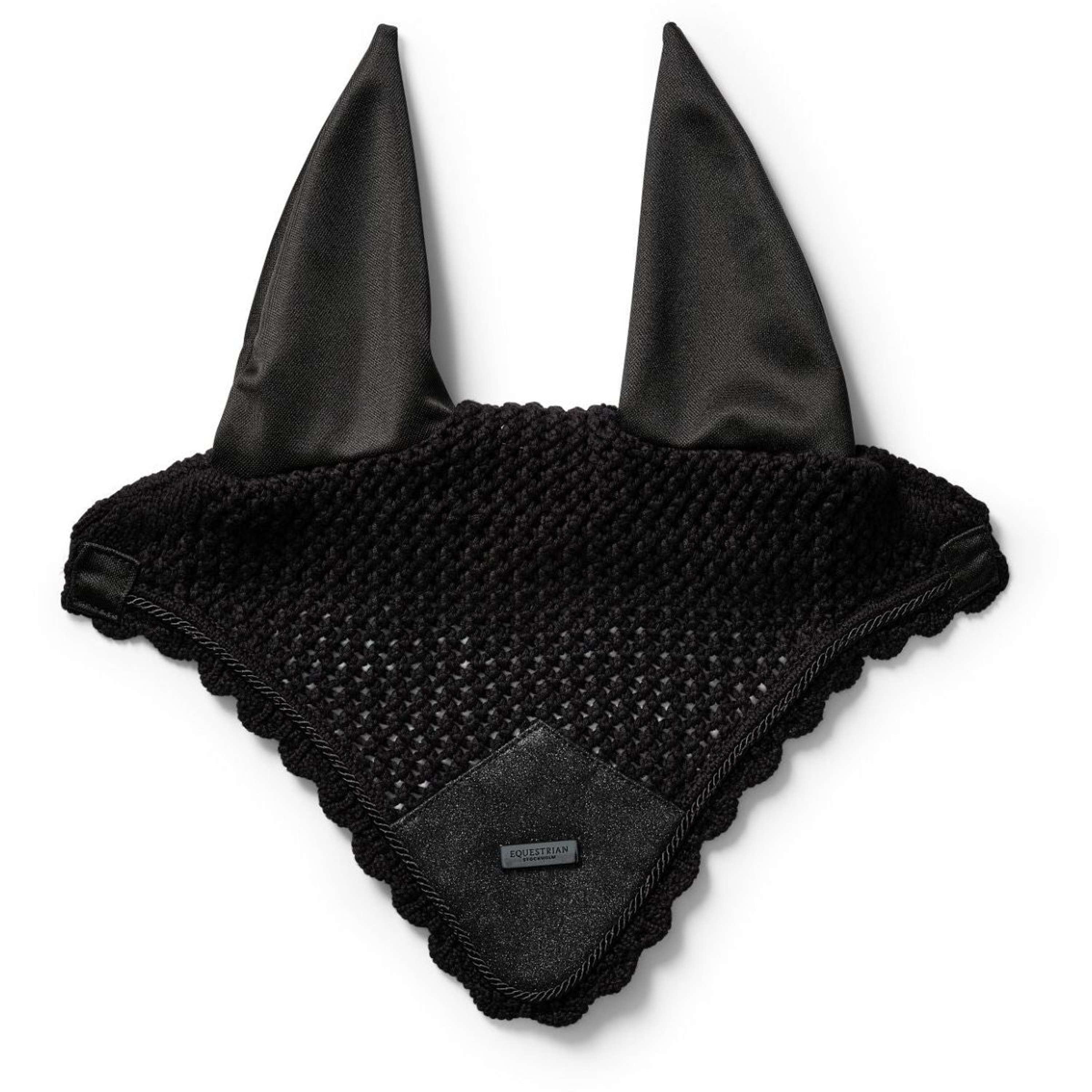 Equestrian Stockholm Fliegenhaube All Black Glimmer