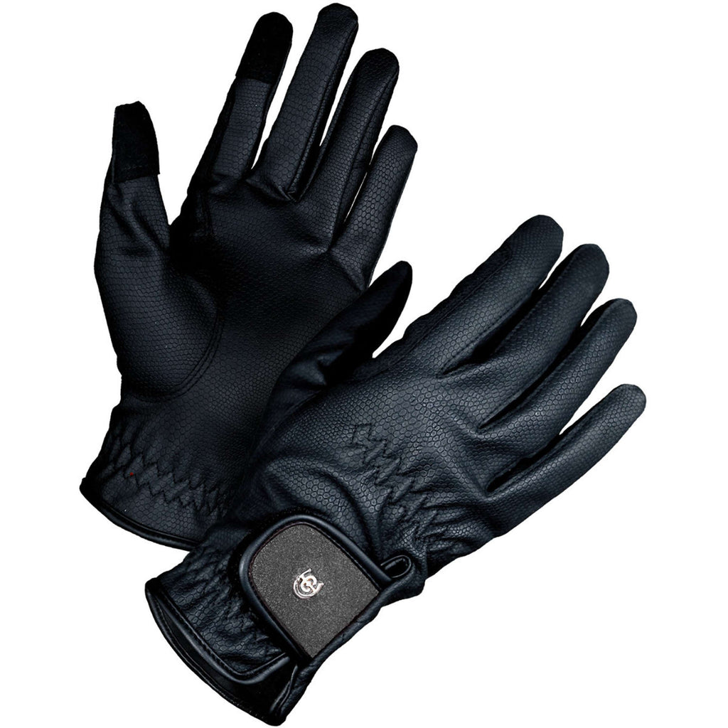 Equestrian Stockholm Reithandschuhe Motion All Black Glimmer