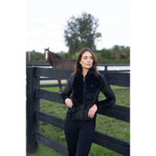 Equestrian Stockholm Fleecejacke Velvet Schwarz