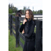 Equestrian Stockholm Fleecejacke Velvet Schwarz