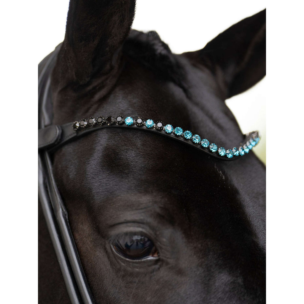 Equestrian Stockholm Stirnriemen Faded 8mm Blue Meadow