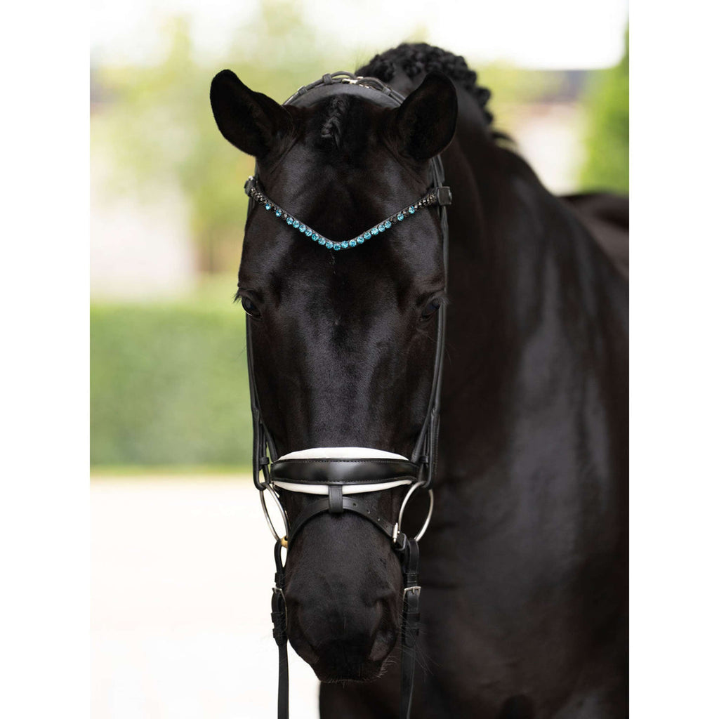 Equestrian Stockholm Stirnriemen Faded 8mm Blue Meadow