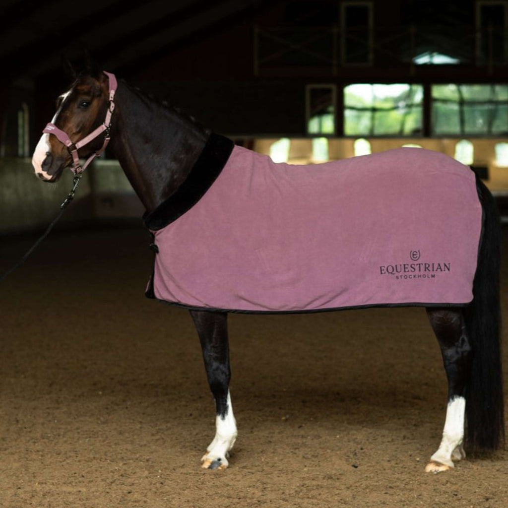 Equestrian Stockholm Halfter Anatomic Fleece Blush
