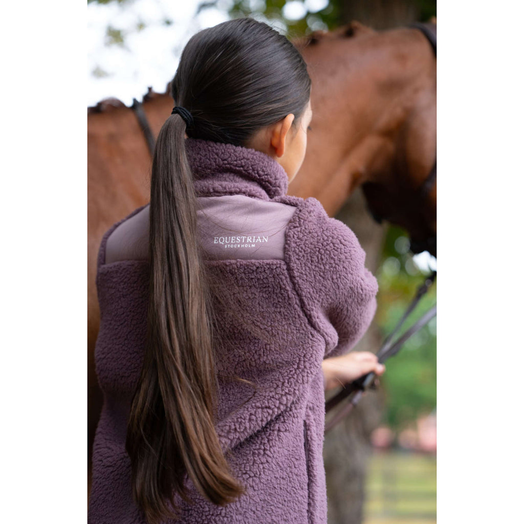 Equestrian Stockholm Fleecejacke Teddy Young Rider Blush