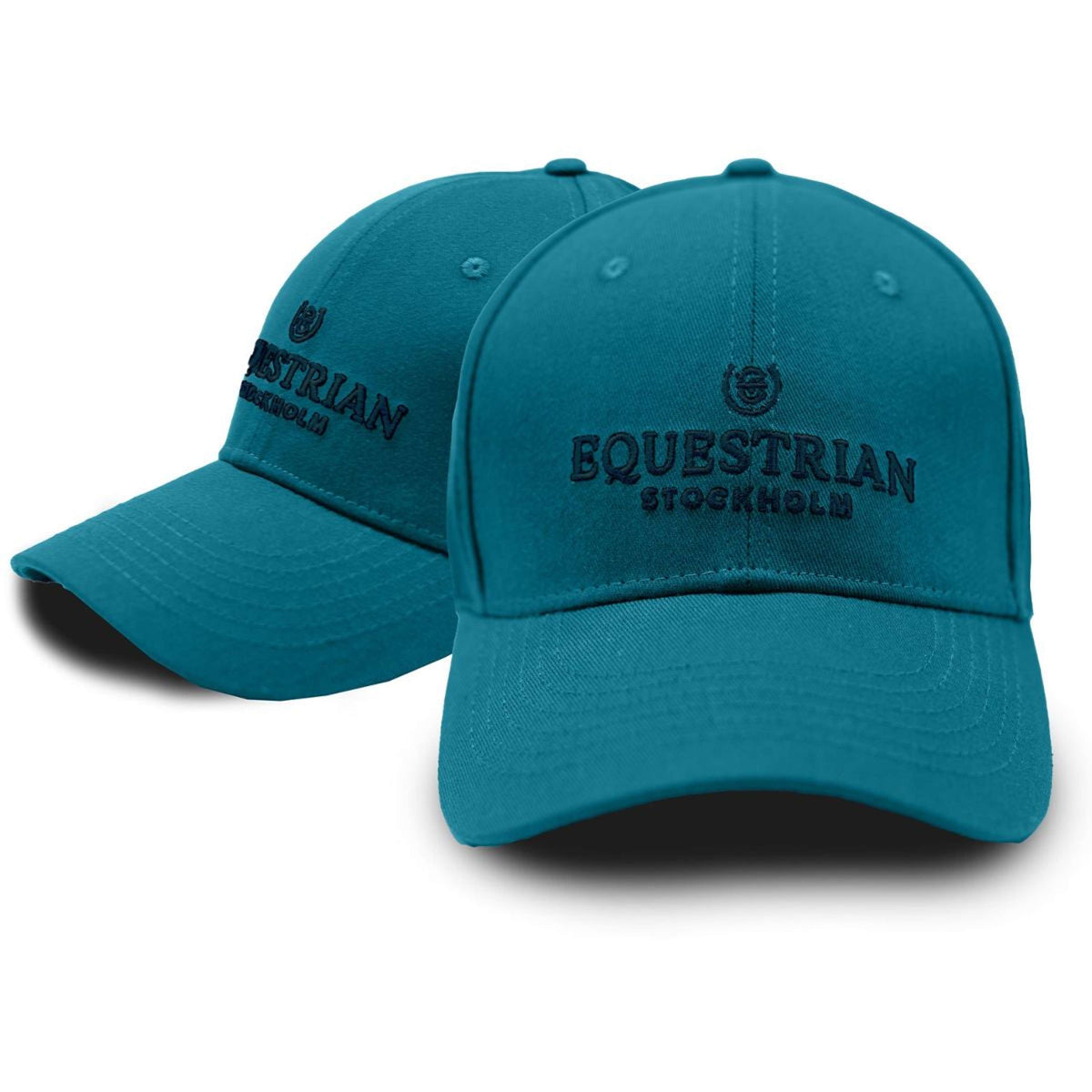 Equestrian Stockholm Cap Teal Blue