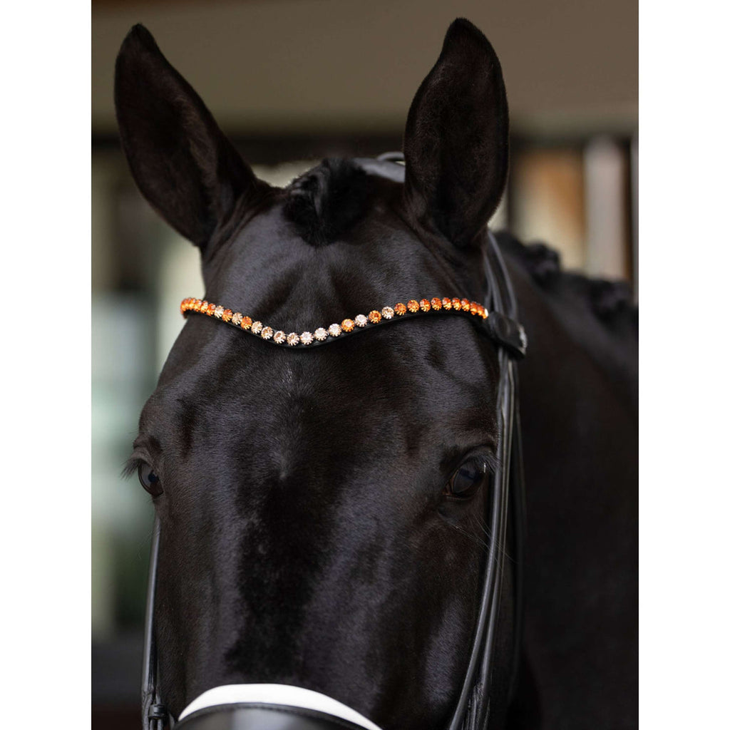 Equestrian Stockholm Stirnriemen Faded 8mm Chestnut