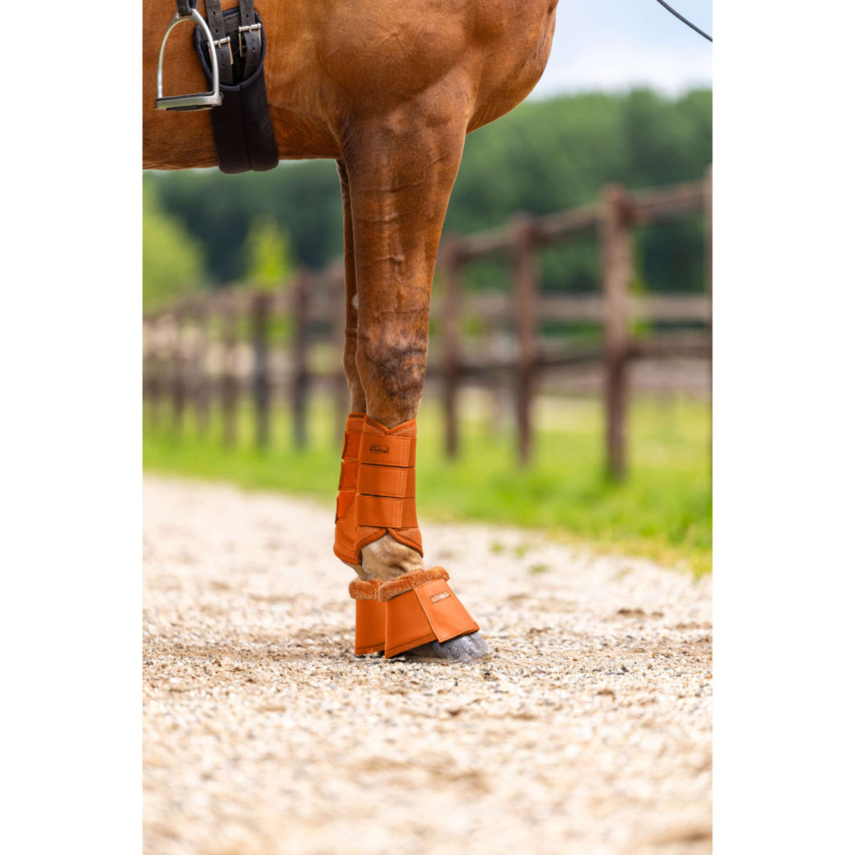 Equestrian Stockholm Gamaschen Mesh Chestnut