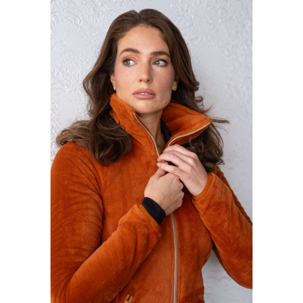 Equestrian Stockholm Fleecejacke Velvet Chestnut