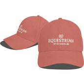 Equestrian Stockholm Cap Logo Coral