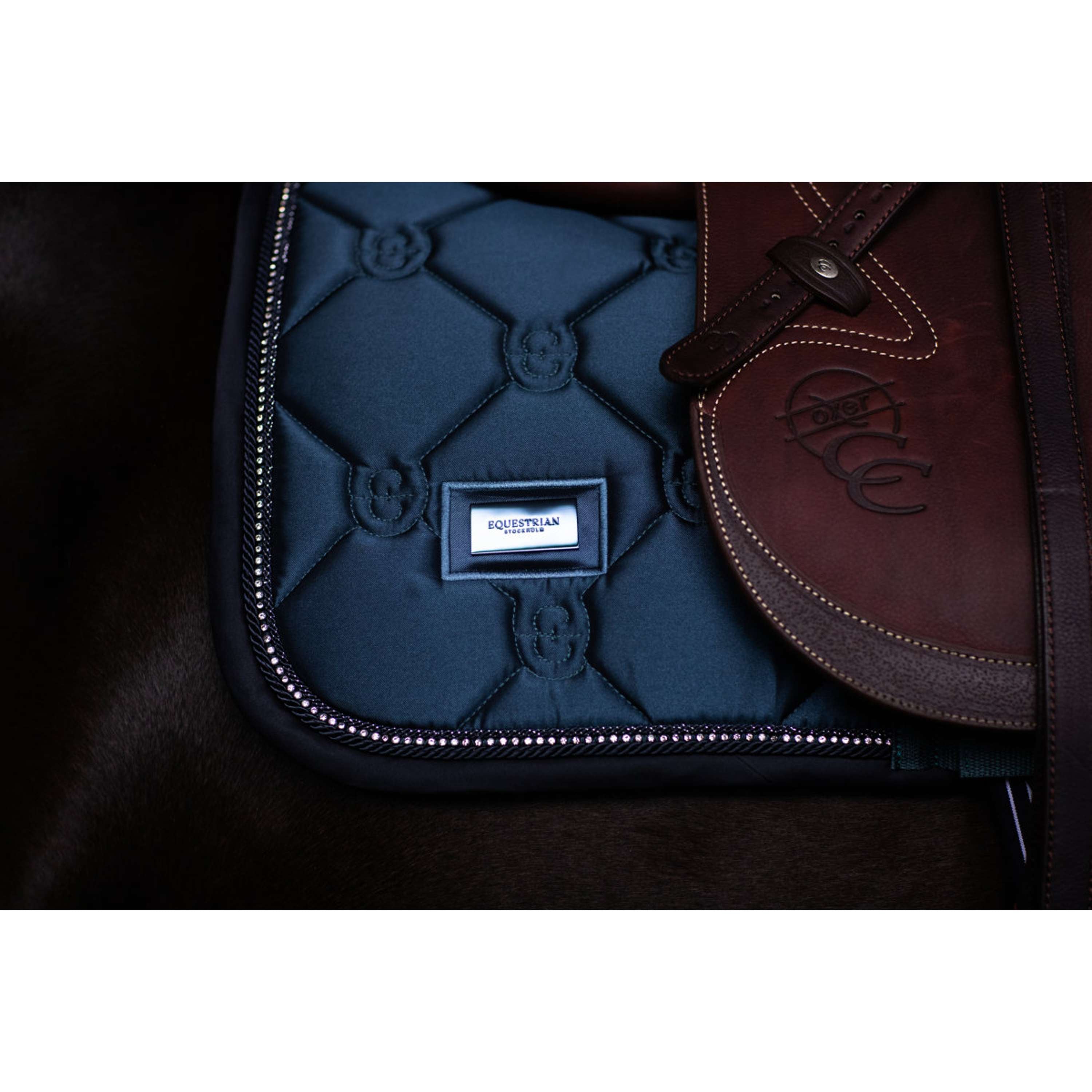 Equestrian Stockholm Schabracke Crystal Shine Springen Blue Meadow