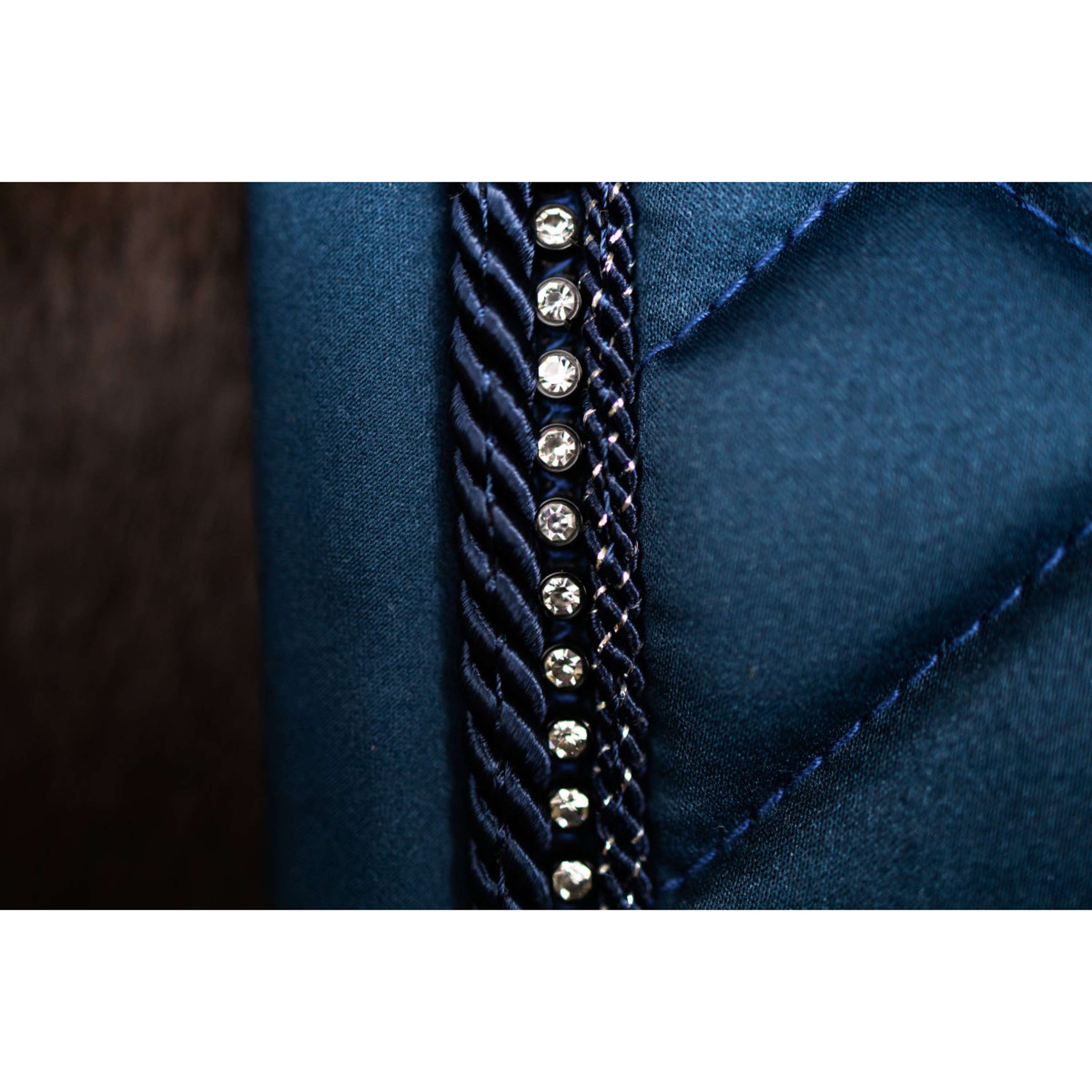 Equestrian Stockholm Schabracke Crystal Shine Dressur Blue Meadow