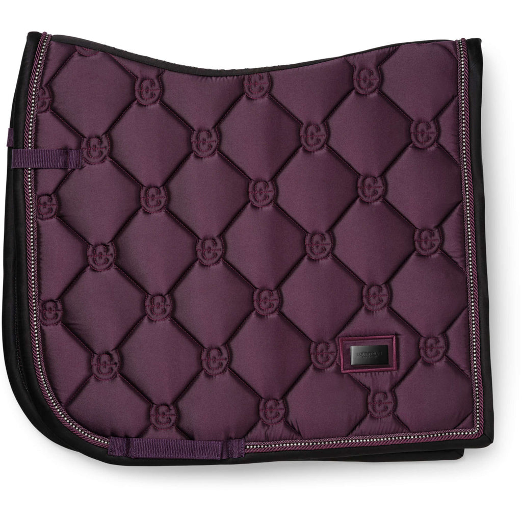 Equestrian Stockholm Schabracke Crystal Shine Dressur Mauve Wine