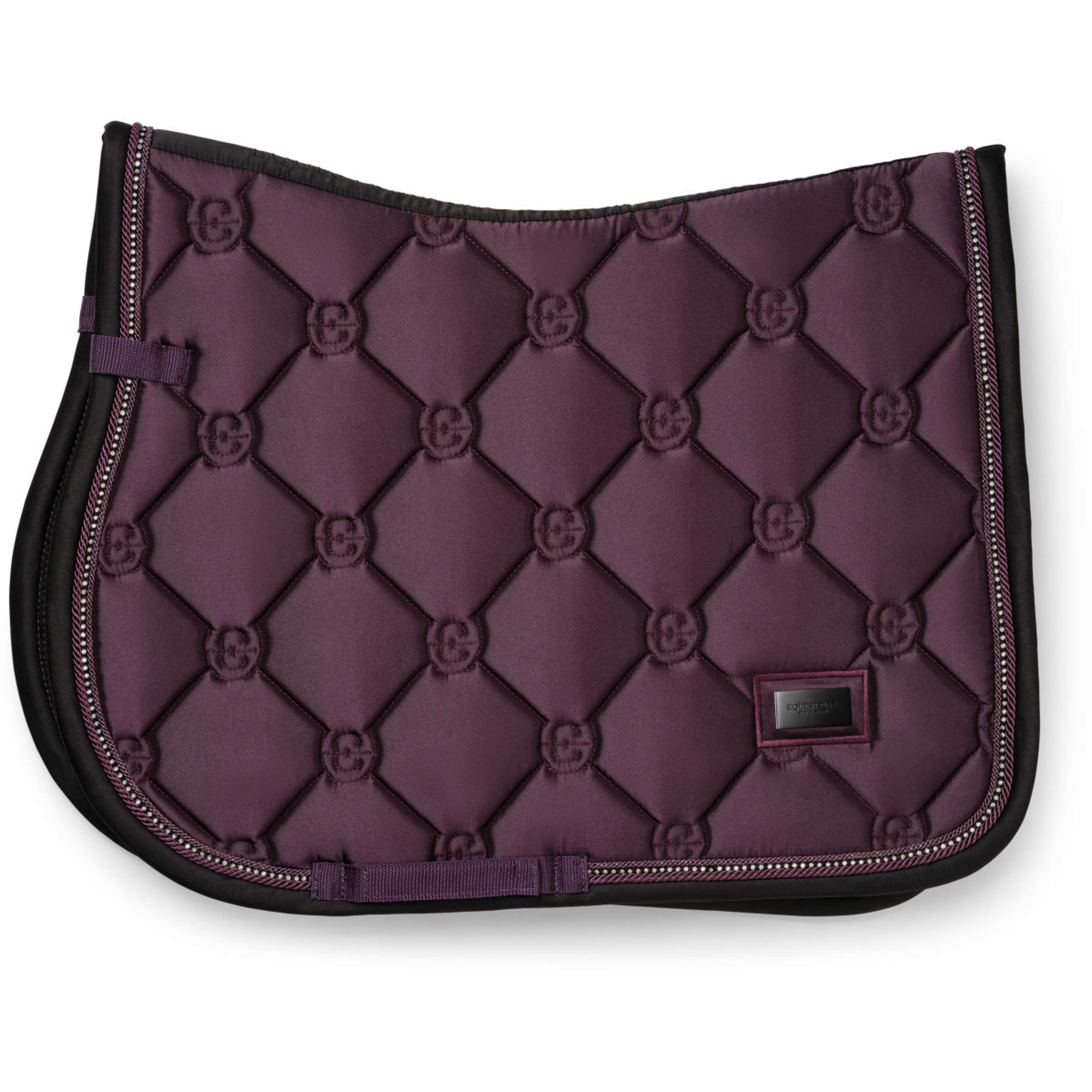 Equestrian Stockholm Schabracke Crystal Shine Springen Mauve Wine