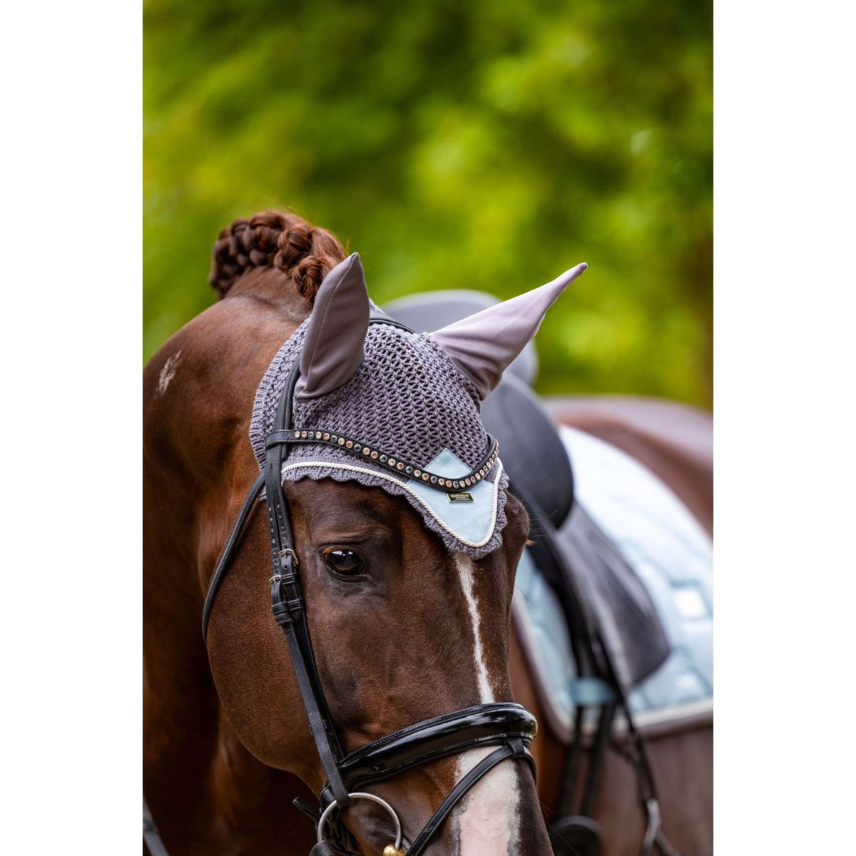Equestrian Stockholm Fliegenhaube Ice Blue