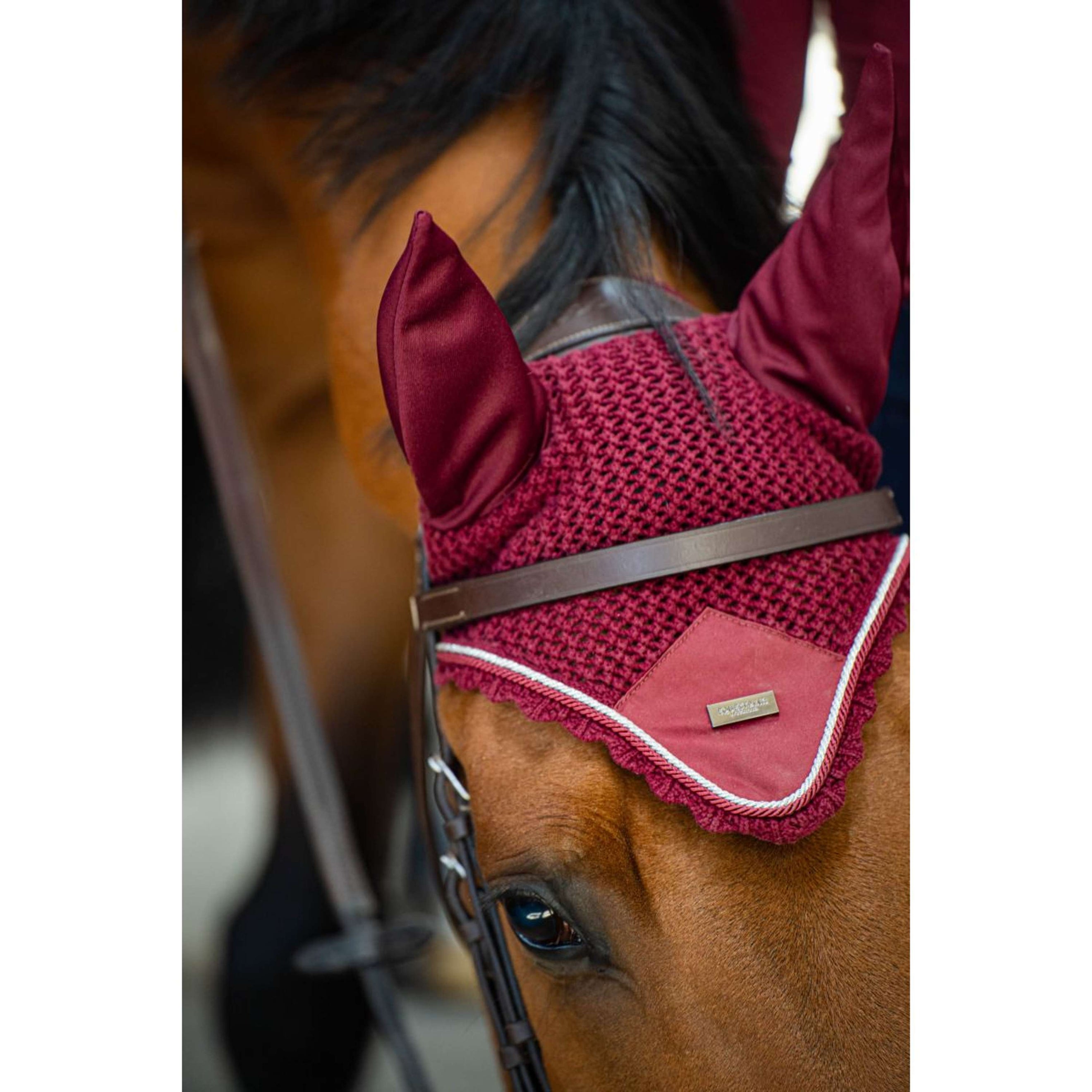 Equestrian Stockholm Fliegenhaube Bordeaux