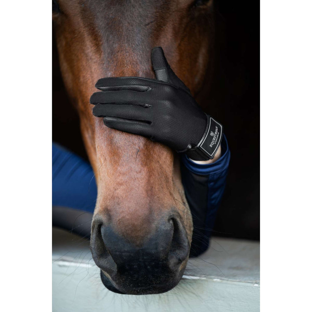 Equestrian Stockholm Reithandschuhe Summer Black Edition