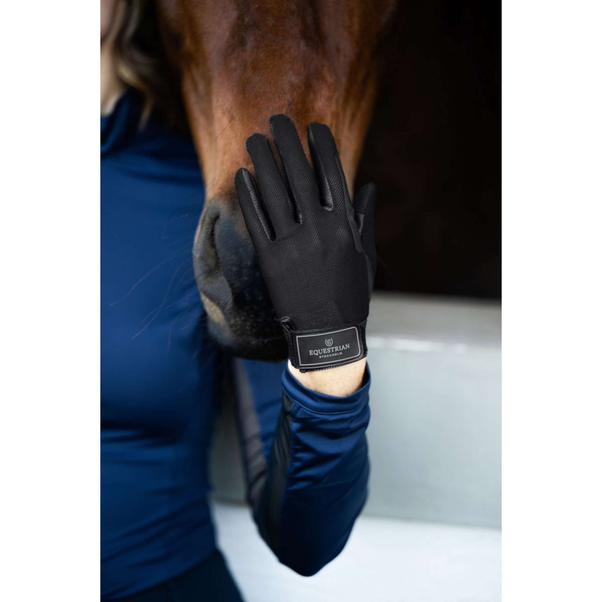 Equestrian Stockholm Reithandschuhe Summer Black Edition