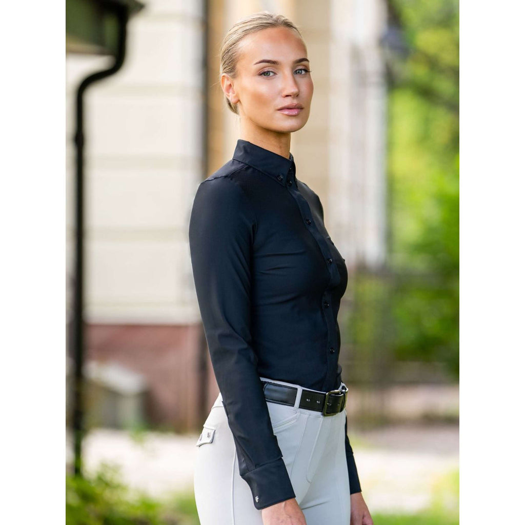 Equestrian Stockholm Turniershirt Performance Schwarz