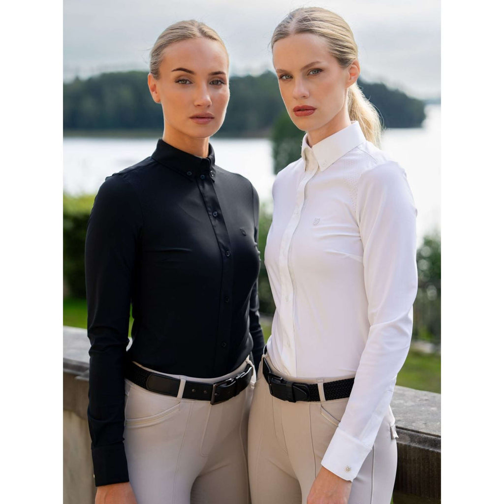 Equestrian Stockholm Turniershirt Performance Schwarz
