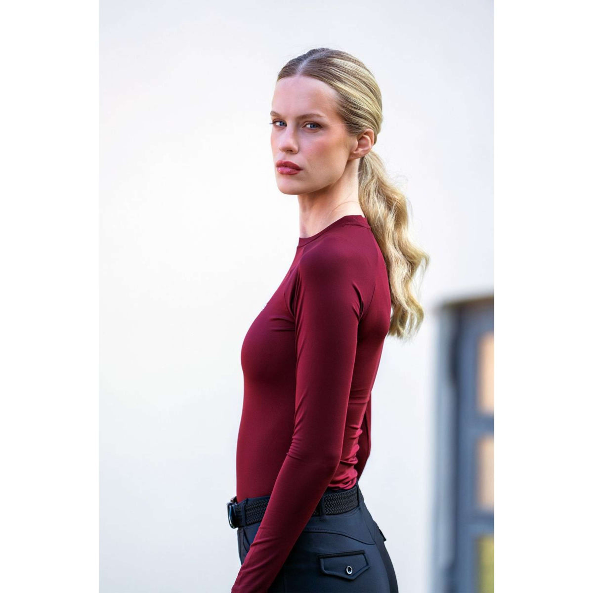 Equestrian Stockholm Shirt Dynamic Bordeaux