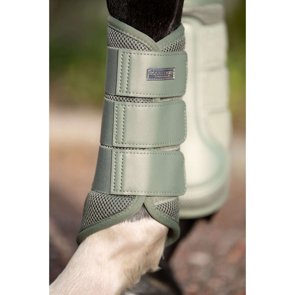 Equestrian Stockholm Gamaschen Classic Mesh Pistachio White