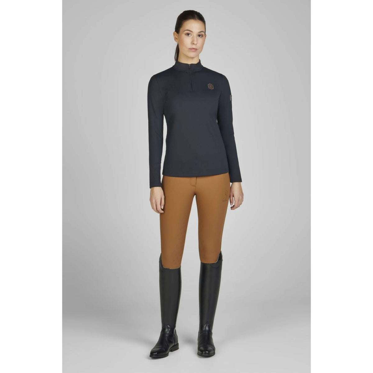 Eskadron Shirt Fanatics Half-Zip Schwarz